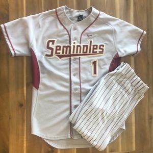 FSU team issued NIKE baseball uniform jersey pants